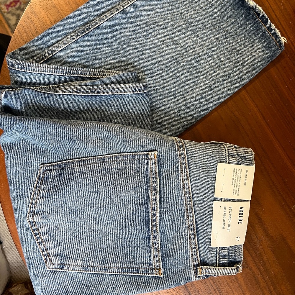 Agolde 90s Pinch Waist High Rise in Navigate NWT